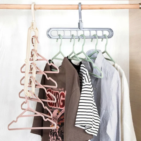 Random 9 Hole Magic Clothes Hanger