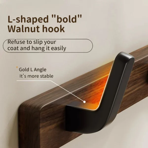 Cocolor Wood Wall Hook Rack