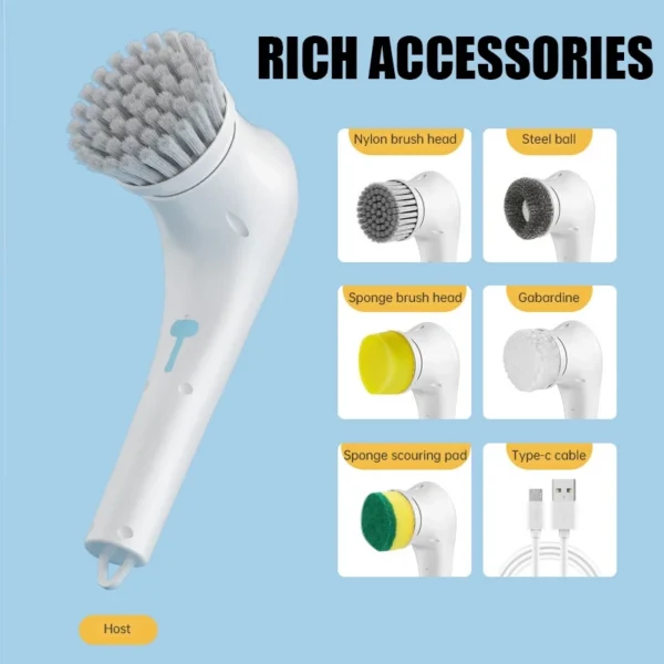 cn-11134207-7r98o-lxt60g2tbx9fae.webp KECREA 5 in 1 Electric Cleaning Brush