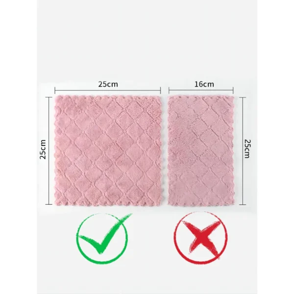Microfiber Kitchen Dish Cloth 25x25cm