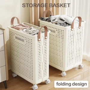 Folding Laundry Basket Set
