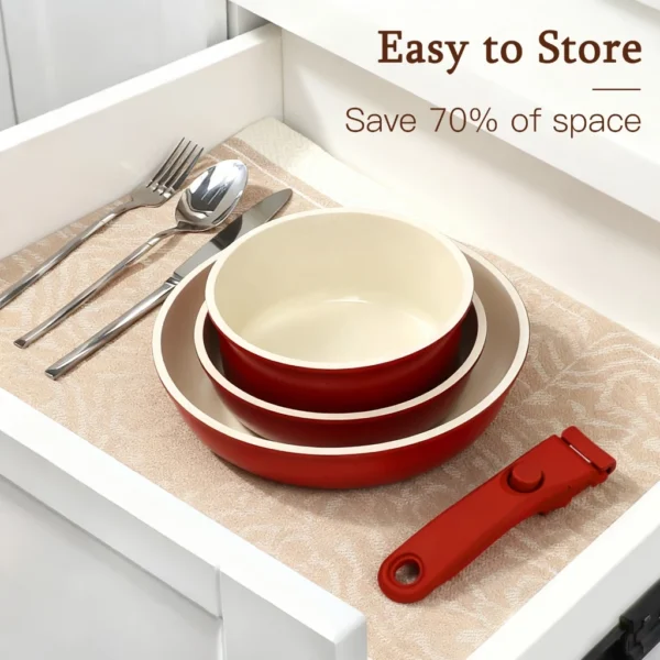 GiPP 11Pcs Non Stick Cookware Set