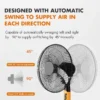 Stand Fan 40cm Remote