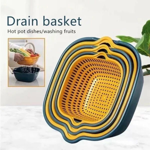 6 Piece Vegetable Washing Basket Set