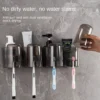 No Drill Toothbrush Cup Holder