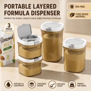 Portable Baby Milk Powder Container