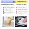 80pcs Kitchen Wet Wipes